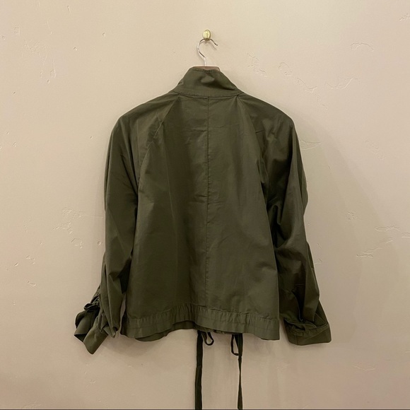 J.CREW Ruched Sleeve Field Utility Military Jacket - Picture 14 of 14